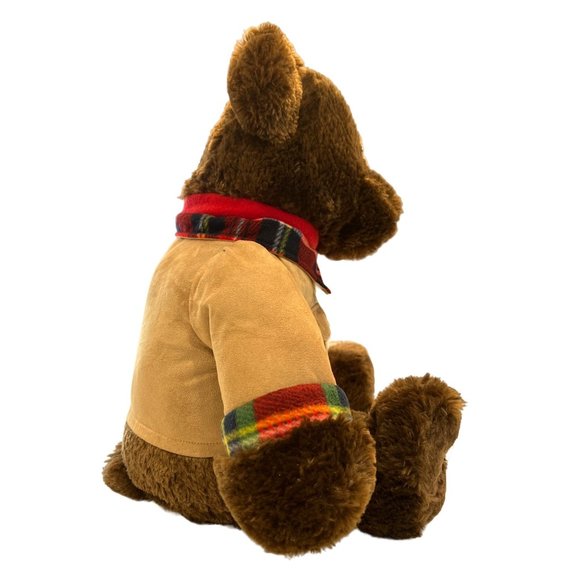 Dan Dee Collectors Choice Red Barn Toys 2018 Holiday 23" Plush Brown Bear Stuffe - Picture 11 of 16